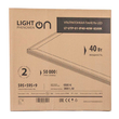 Панель ультратонкая светодиодная LightPhenomenON LT-UTP-02-IP40-40W-6500К б/д 4E - Светильники - Для общественных зданий - omvolt.ru